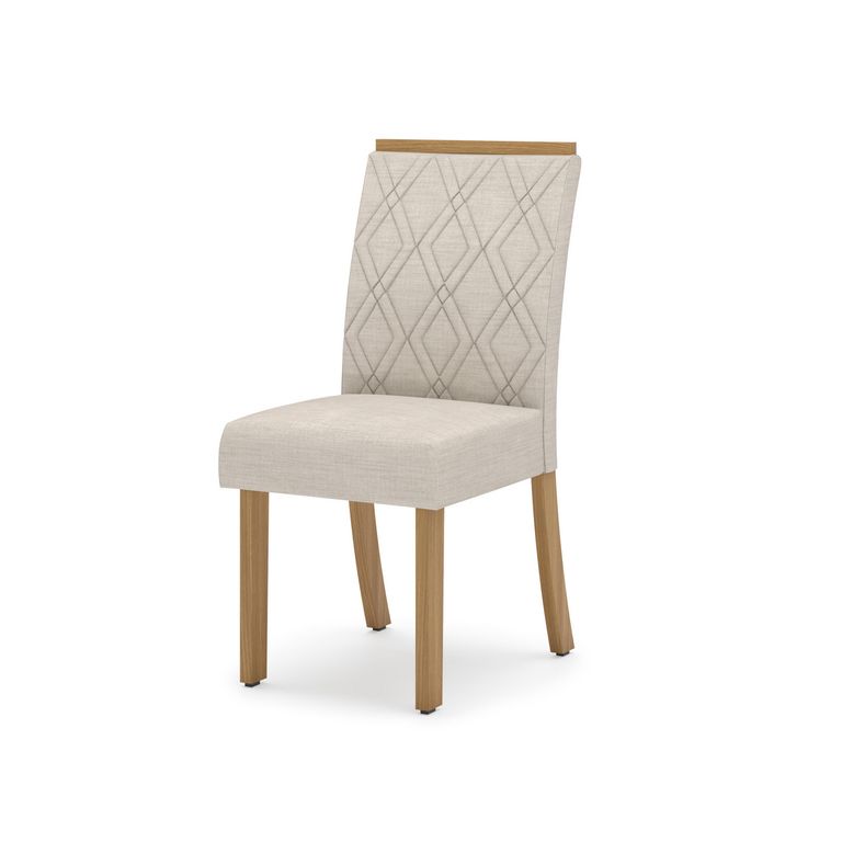 Conjunto 2 Sillas Victoria Beige 95x44x52 cm