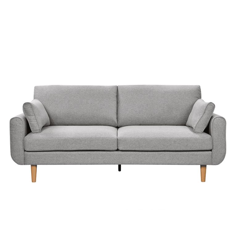 Sofá 3 cuerpos Denver 200x86x86 cm Gris