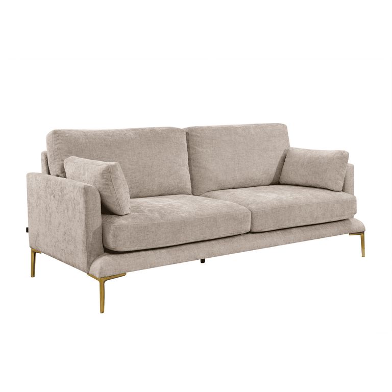 Sofá 3 cuerpos Portland 201x85x87 cm Beige