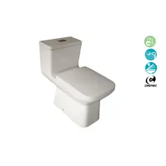 KLIPEN - Sanitario One piece Dual 18 cm 6 Litros KUBIK Blanco
