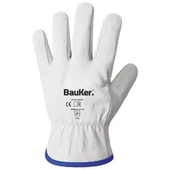 BAUKER - Pack guantes de Cuero L Gris