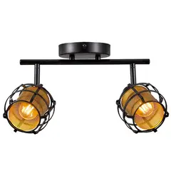 BP ILUMINACION - Barra Metal Café/Marrón