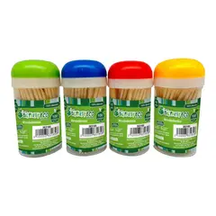 BIG PARTY - Frasco Mondadientes 100 unidades Colores Surtidos