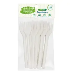BIG PARTY - Tenedores Plásticos Eco 10 unidades