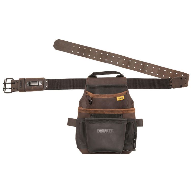 Bolso De Cuero Con Cinturón 12 Bolsillos Dwst550115