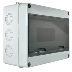 LEXO - Tablero Exterior Sobrepuesto 12 Polos Estanco Ip65