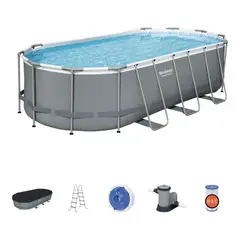 BESTWAY - Piscina Estructural Estructural 549x274x122 cm 13430 Litros 56710
