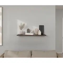 TUHOME - Repisa Flotante Melamina 1 Nivel(es) 80x15x30 cm Milan