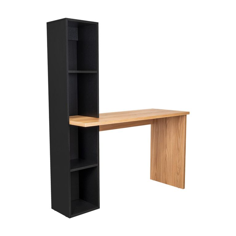 Escritorio Biblioteca Aston Fresno/Wengue 120.3x145.8x45.2 cm