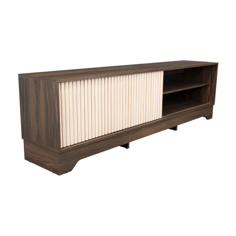 Rack TV 75 " Smith Nogal europeo/Roble natural 180x52.4x36.3 cm