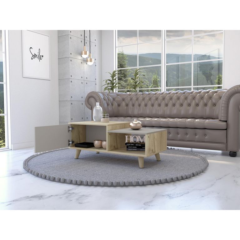 Mesa de centro Bora Duna/Taupe 100x50x41.6 cm