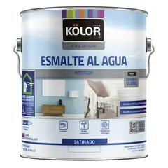 KOLOR - Esmalte al agua 1 galón(es) Satinado BASE
