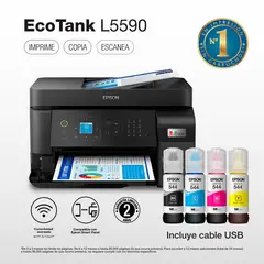 EPSON - Impresora Multifuncional Inyección a color Ecotank L5590 Negra