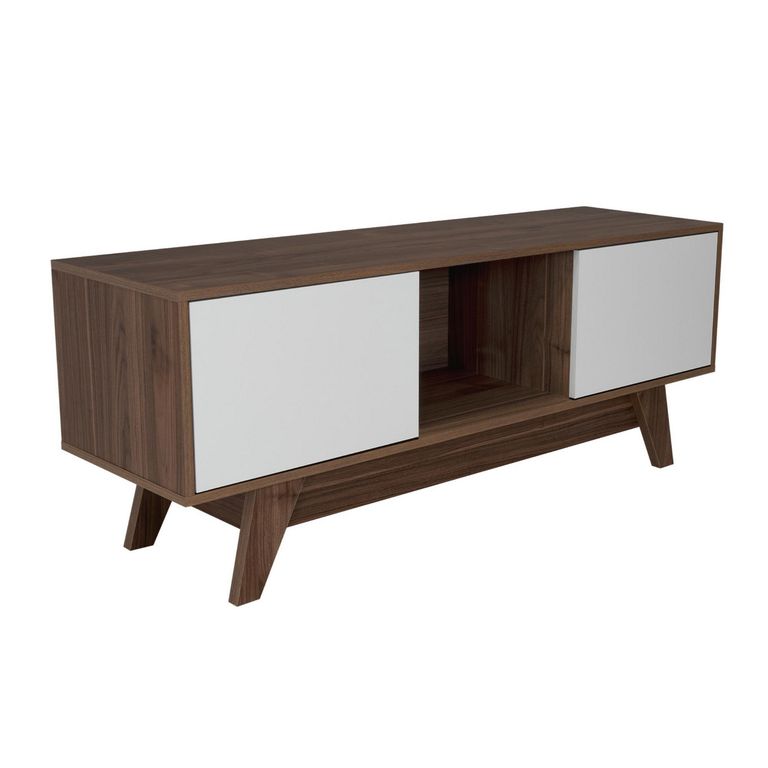 Rack TV 55 " Romero Gales/Blanco 135x53.7x40 cm