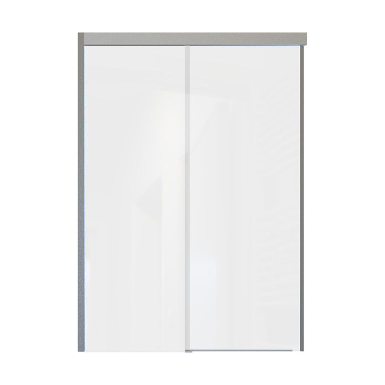 Mampara Corredera de Receptáculo 90x8 cm Vidrio Templado 8 mm