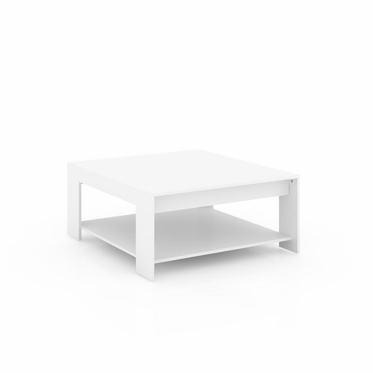 Mesa de Centro Blanco 90x100x42 cm