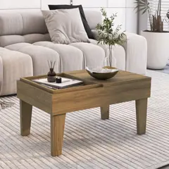 EXIT - Mesa de Centro Veneza Roble 67.7x41.4x35.1 cm