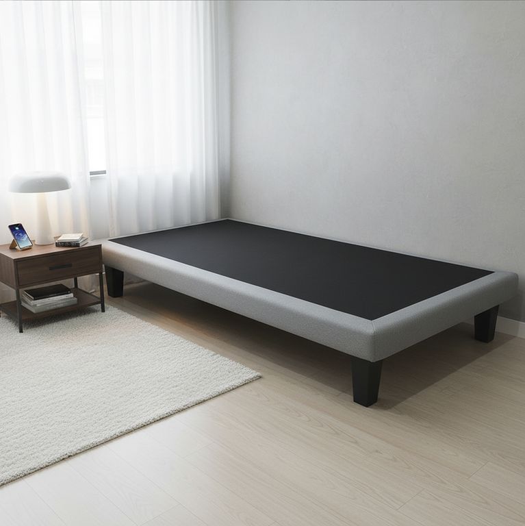 ILLUSIONS Base Cama 1 plaza Europea Gris