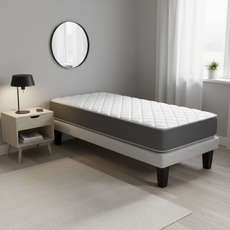 ILLUSIONS Cama 1 plaza Europea Forest Gris