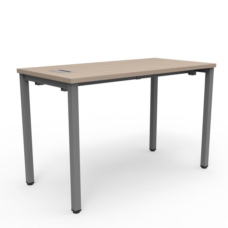 Escritorio Paris Office Silver/Gris 120x75x60 cm