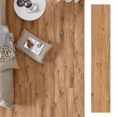 NEOX CERAMICA - Porcelanato 20x120 cm Bricola Marrón 1.2 m2