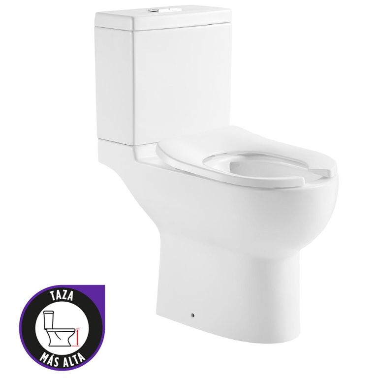 Sanitario two pieces Two piece Dual Múltiple 6 Litros Prego Ada Blanco