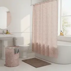 MASHINI - Set Cortina De baño 180x180 cm Verde