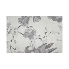 MERIGGI - Individual Rectangular 30x45 cm Flores Gris