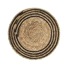 MERIGGI - Individual Redonda 35x35 cm Fibra Natural