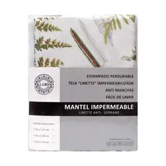 MERIGGI - Mantel Rectangular 155x230 cm Botanica Blanco