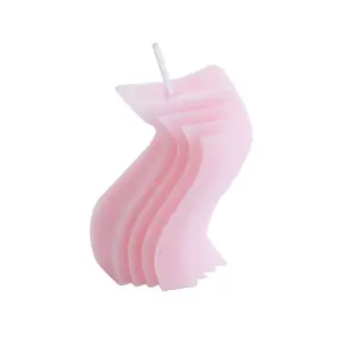 SOHOGAR - Vela Ondas Terra Soft Cera 5*8Cm Color Rosado