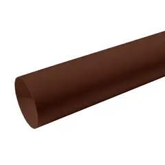 DVP - Tubo Bajada 80mmx3mt Para Canaleta Café