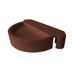 DVP - Tapa Canaleta 110mm Universal Café