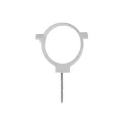 DVP - Clip Abrazadera Tubo Bajada 80mm Blanco
