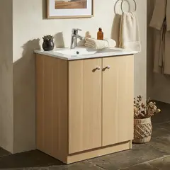 KLIPEN - Mueble de Baño Dante Beige 59x82x44 cm