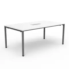 INDUMAC - Mesa de Reunión Paris Office Blanco/Gris 180x75x100 cm