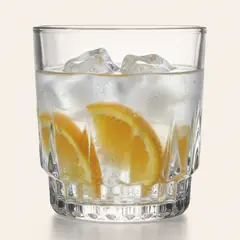 DORAL - Set 6 Vasos Cortos de Vidrio 310 ml Transparente