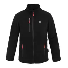 UBERMANN - Poleron Polar Corcovado Hombre Negro Xxl