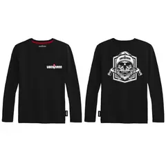 UBERMANN - Polera manga larga Hombre Negro XL