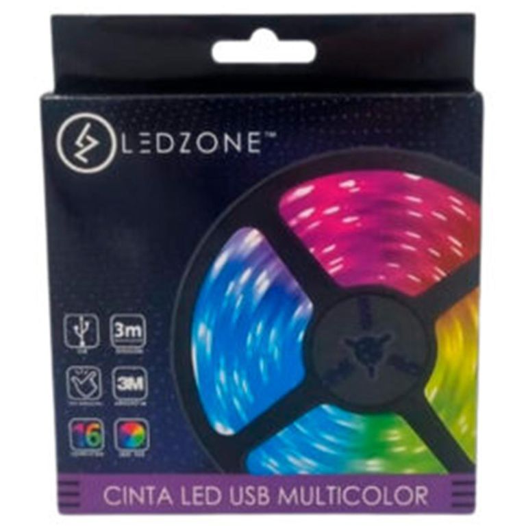 Cinta USB 3M RGB