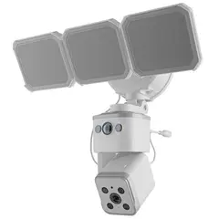 NEXXT SOLUTIONS - Cámara inteligente Wi-Fi® de doble lente con reflector - PTZ cableada para exteriores dual 2K