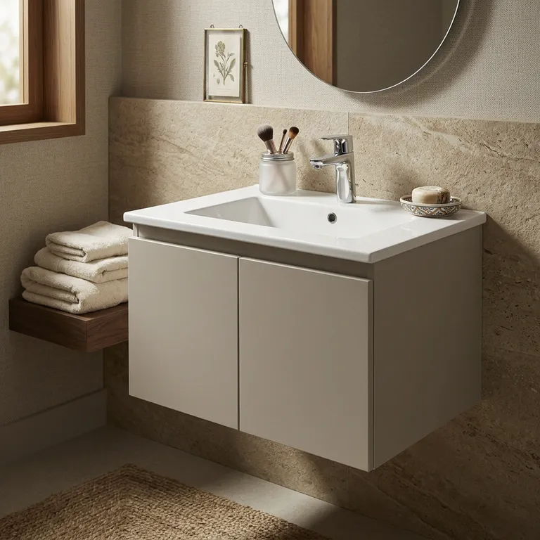 Mueble de baño BILBAO Gris Claro 60x30x44 cm
