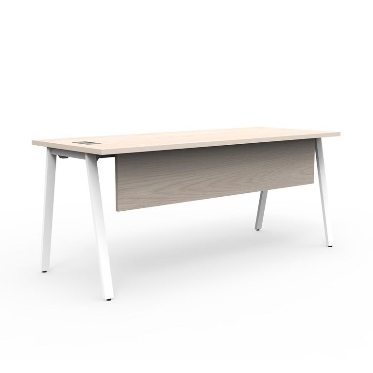 Escritorio Alpha Office Pure Legno/Blanco 180x75x70 cm