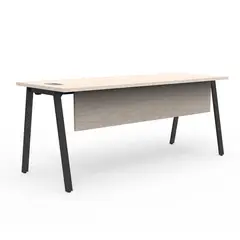 INDUMAC - Escritorio Alpha Office Pure Legno/Negro 180x75x70 cm