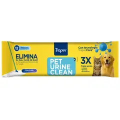 TRAPER - Trapero Húmedo Limpiador Olor Orina Pet Urine Clean 12 unidades