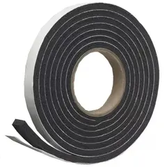 ALTE - Burlete Espuma pvc Negro 3x12x25 doblefaz