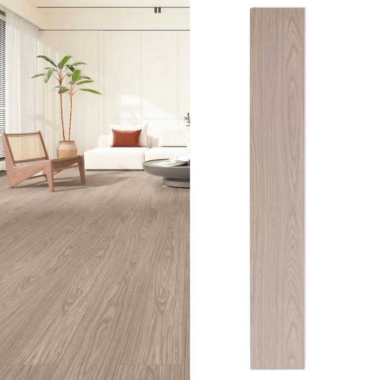 Piso Vinilico SPC 4 mm 18.3x122 cm Patagonia Coigue Gris 2.232 m2