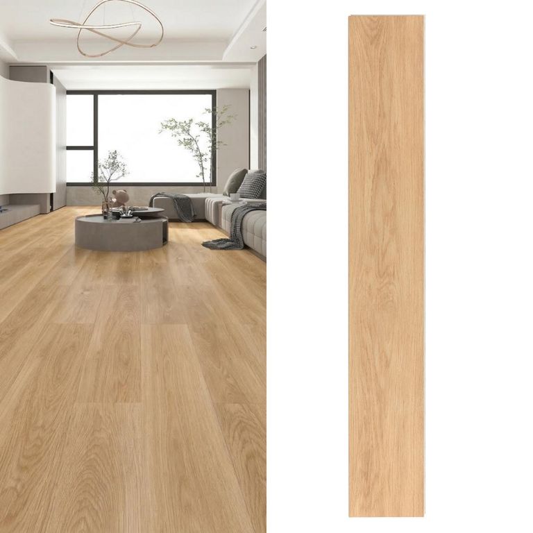 Piso Vinilico SPC 4 mm 18.3x122 cm Patagonia Araucaria Café 2.232 m2