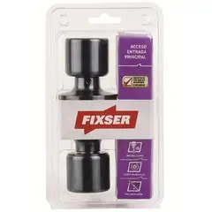 FIXSER - Pomo Cerradura de acceso Pomo Embutida Envejecido Gun Met