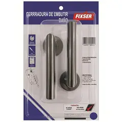 FIXSER - Manilla Cerradura de baño Manilla Embutida Envejecido Gun Metal